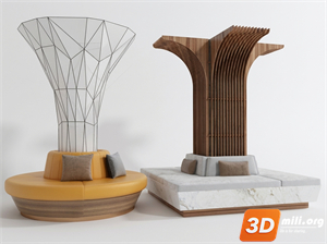 Outdoor Sofa Skp Files